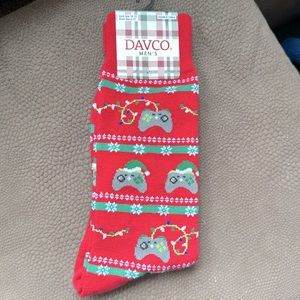 Davco Men’s Red Gaming Socks